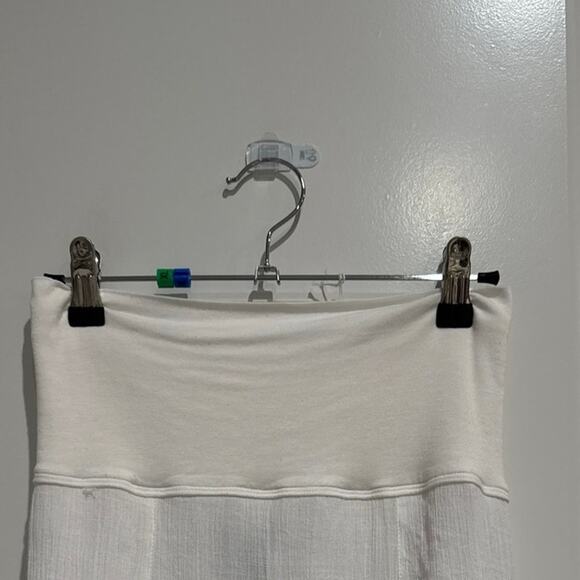 ✨ Zac & Rachel White Floaty A-Line Midi Skirt | Size L (Fits XL) ✨SAME DAY SHIP - Picture 4 of 6